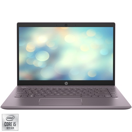 Laptop ultraportabil HP Pavilion 14-ce3005nq cu procesor Intel® Core™ i5-1035G1 pana la 3.60 GHz, 14", Full HD, 8GB, 256GB SSD, Intel® UHD Graphics, Free DOS, Purple