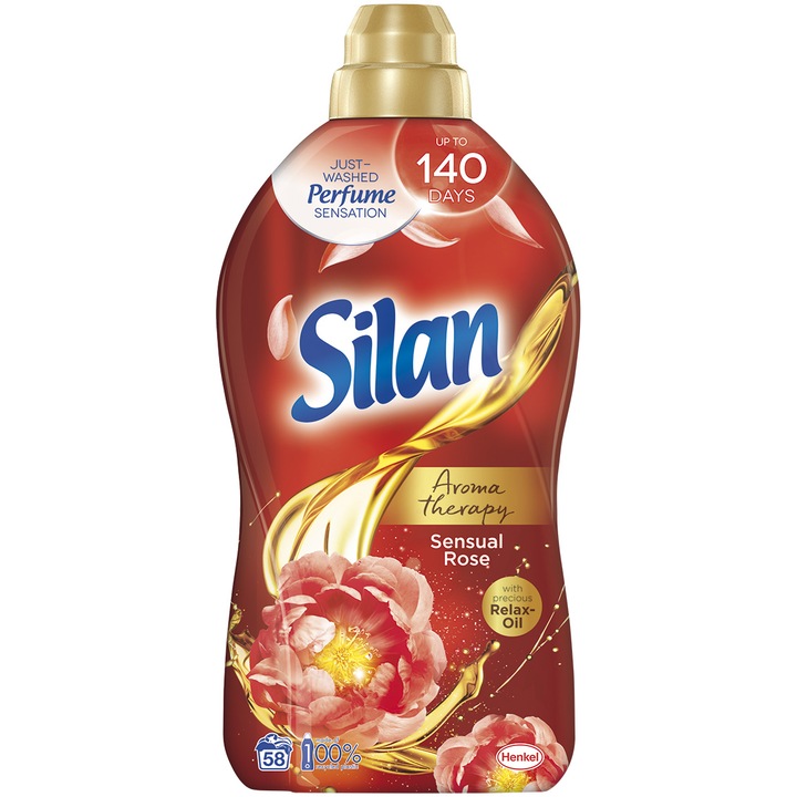 Silan Sensual Rose Textilöblítő koncentrátum, 58 mosás, 1.45 L