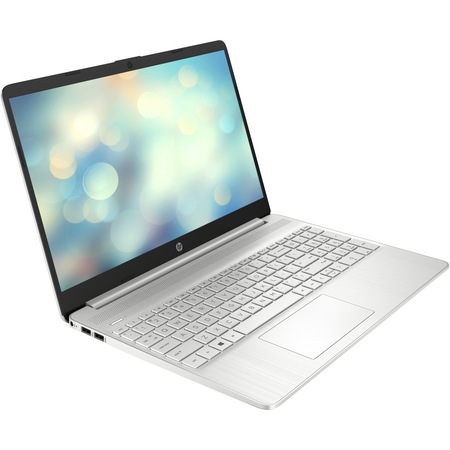 Laptop HP 15s-fq0015nq cu procesor Intel® Celeron® N4120 pana la 2.60 GHz, 15.6", HD, 8GB DDR4, 256GB SSD, Intel® UHD Graphics 600, Free DOS, Natural Silver