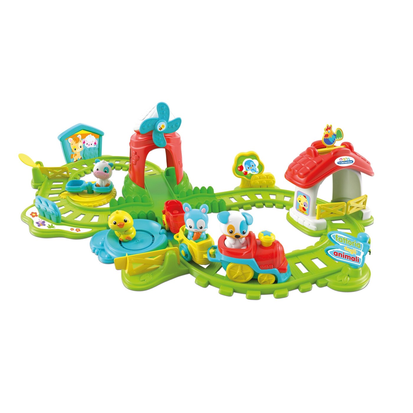 Set de joaca interactiva trenulet cu animalute