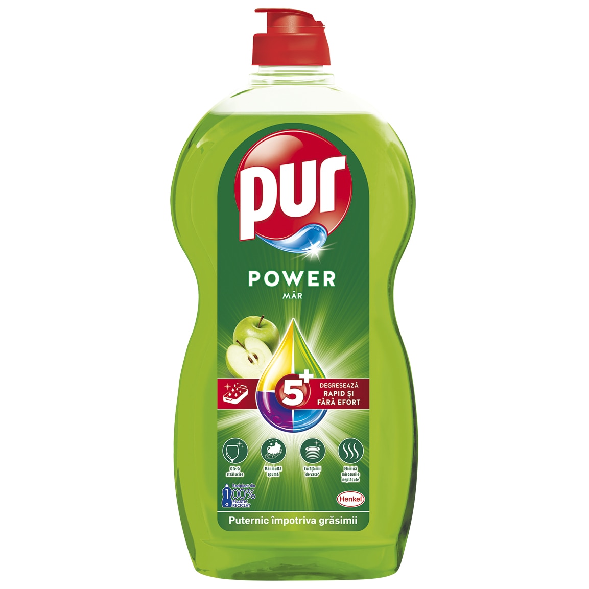 Detergent de vase Pur Power Apple 1,2L