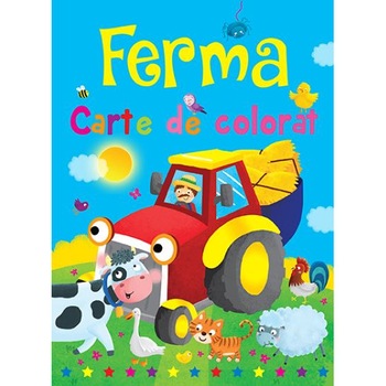 Carte de colorat - Ferma - Editura Flamingo Carte de colorat - Ferma - Editura Flamingo