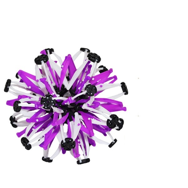 Jucarie interactiva, Sfera retractabila cu led,Mov