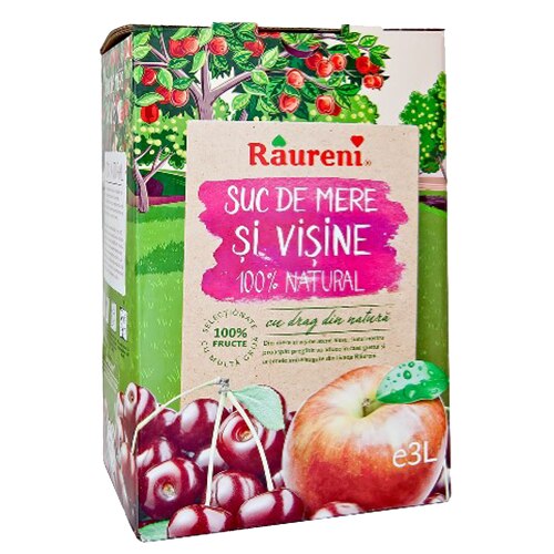 Suc mere cu visine Raureni, 3 L