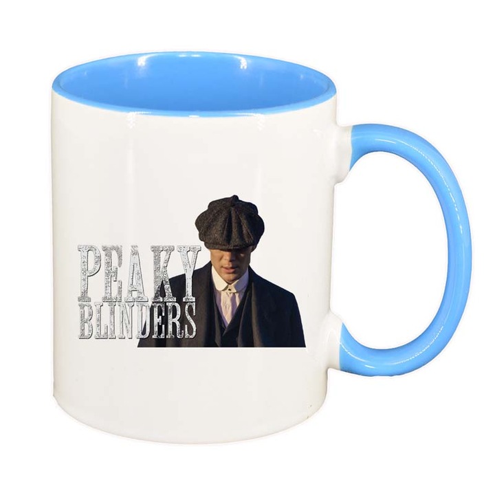 Peaky Blinders bögre, kék belsővel, 330ml, D1309