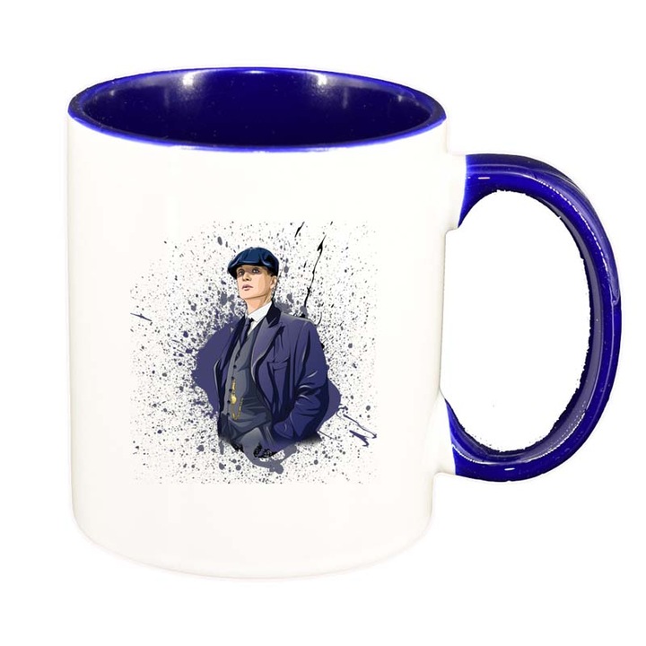BestCase D1308 Peaky Blinders bögre, 330ml, sötétkék belsővel