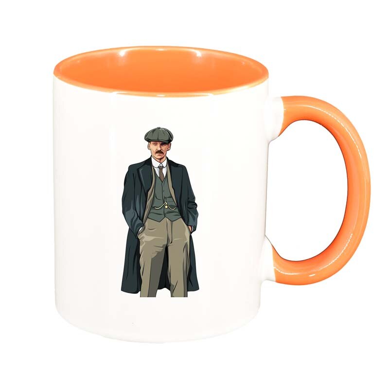 Cana Peaky Blinders, interior portocaliu, 330ml, D1307