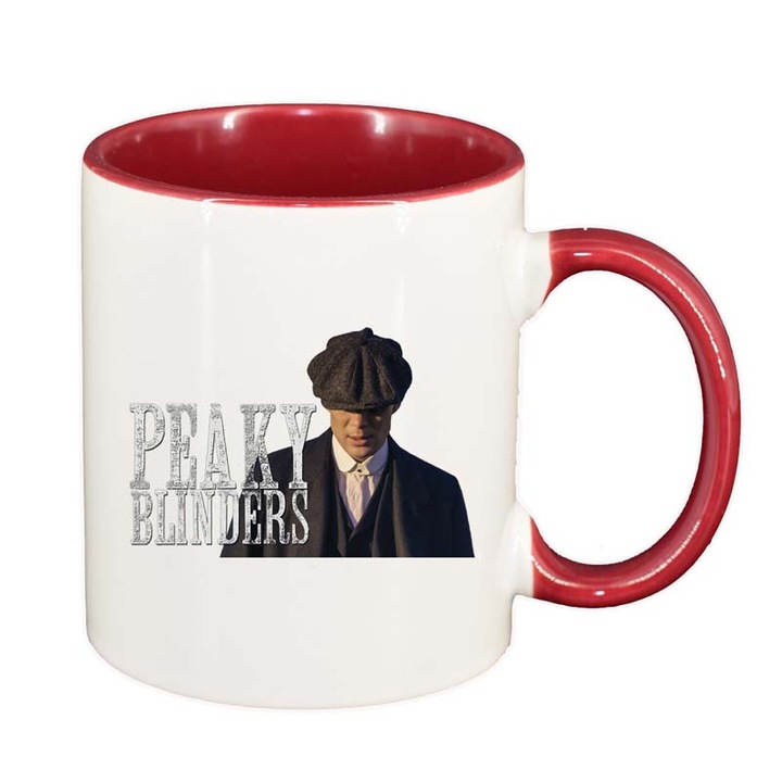 Peaky Blinders bögre, sötétvörös belsővel, 330ml, D1309