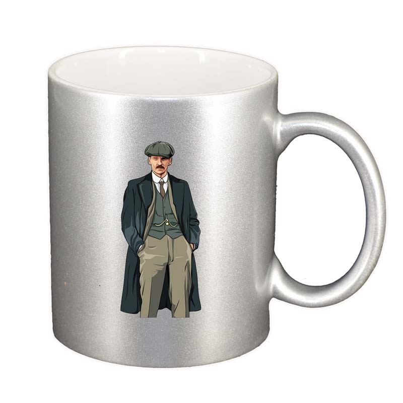 Cana Peaky Blinders, argintiu sidefata, 330ml, D1307