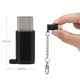 Adaptor Aluminium Micro-USB to Type-C MTP Silver + suport metalic