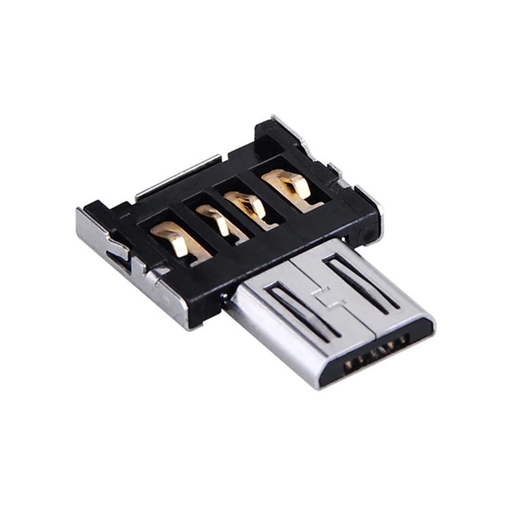 Adaptor MTP Metalic Micro USB Tata la USB Mama