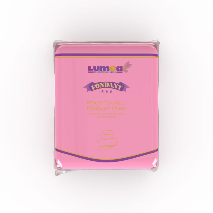 Fondant roz, 250g - Lumea Basmelor