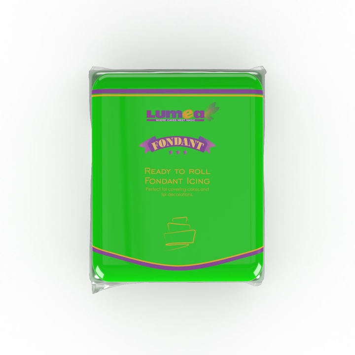 Fondant verde, 250g - Lumea Basmelor