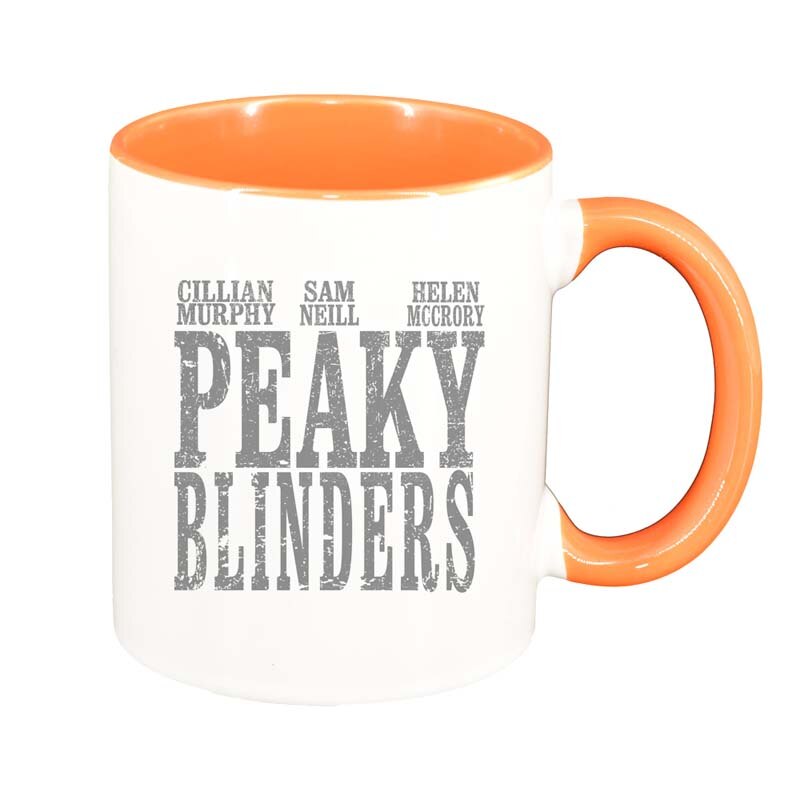 Cana Peaky Blinders, interior portocaliu, 330ml, D1310