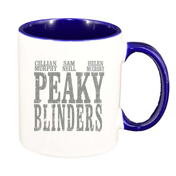 Cana Peaky Blinders, interior albastru inchis, 330ml, D1310 Cana Peaky Blinders, interior albastru inchis, 330ml, D1310