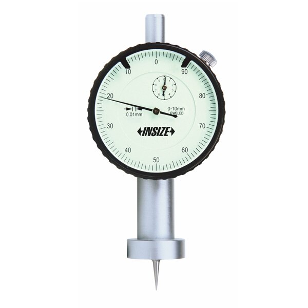 Ceas indicator pentru masurarea adancimii Insize, Citire 0.01 mm, 0-10mm