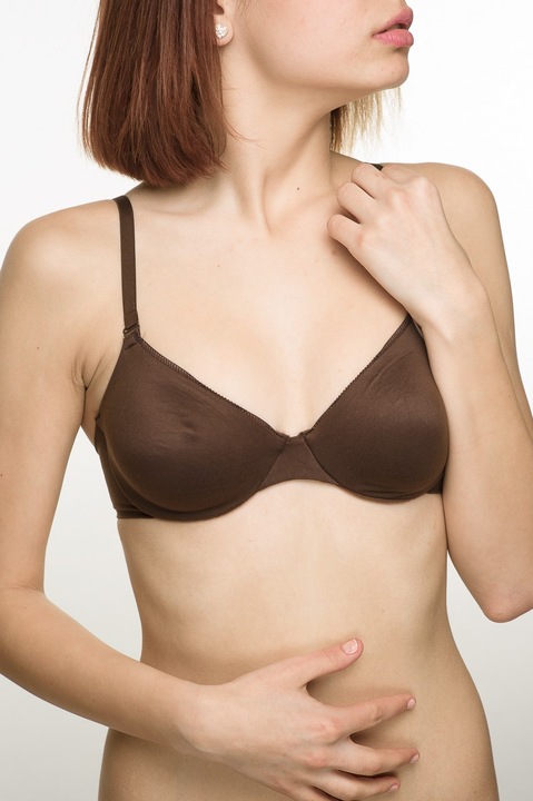 Sutien maro cu armatura