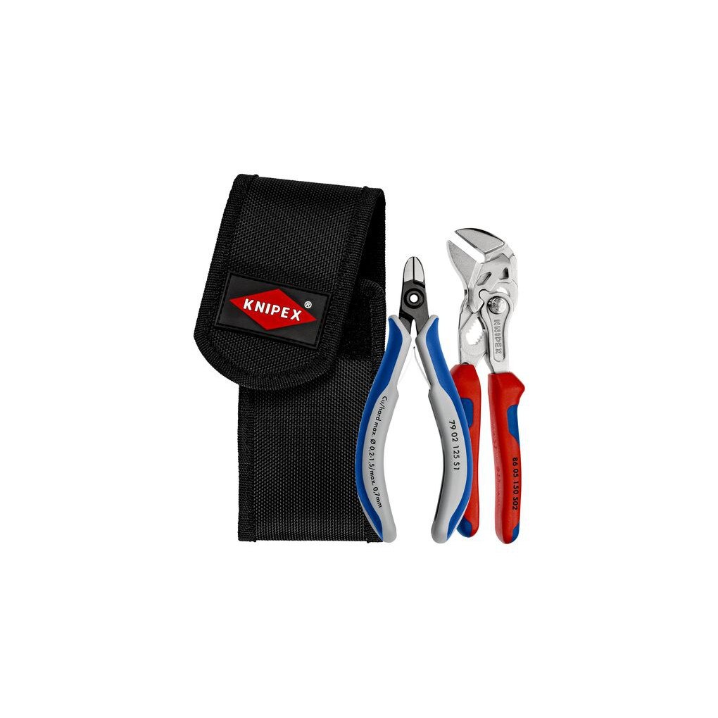 Mini set cleste si sfic cu husa de transport, Knipex