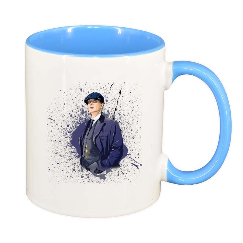 Cana Peaky Blinders, interior albastru, 330ml, D1308