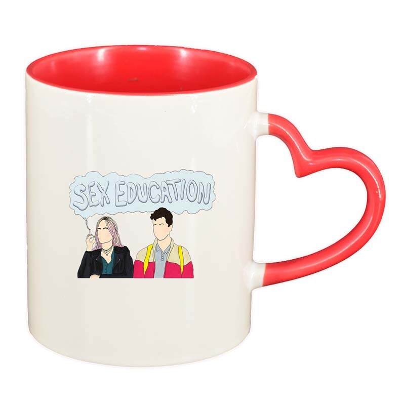 Cana Sex Education, Movie, interior rosu, maner inima, 330ml, D1329