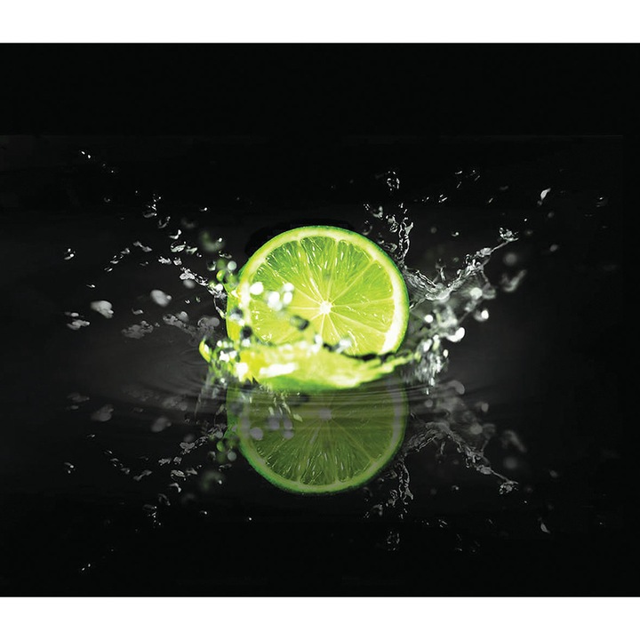 Стъклен декоративен панел за кухня, защита на печка, против пръски, UV печат, Octopus, щампован Многоцветен, 750ммx650мм oct142-75x65 6мм