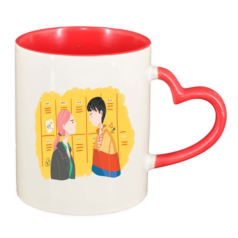 Cana Sex Education, Movie, interior rosu, maner inima, 330ml, D1328