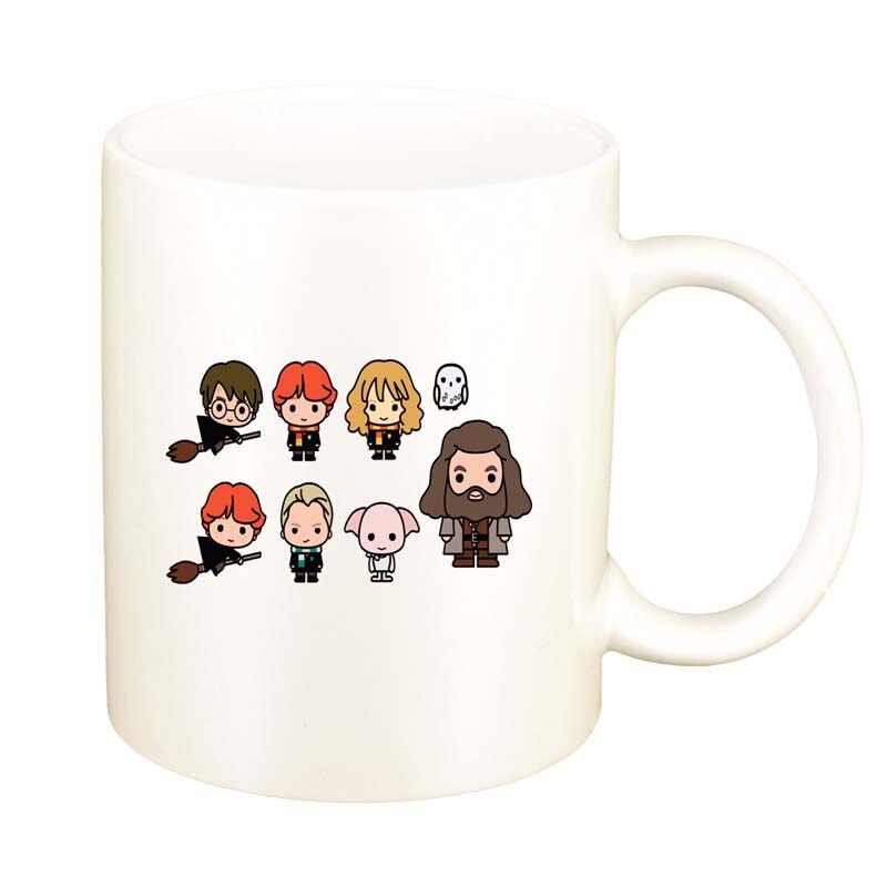 Cana Harry Potter, alb sidefata, 330ml, D1336