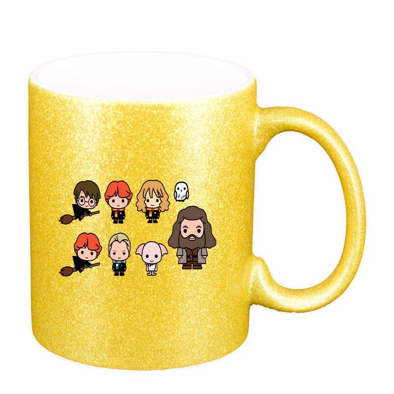 Cana Harry Potter, auriu sidefata glitter, 330ml, D1336