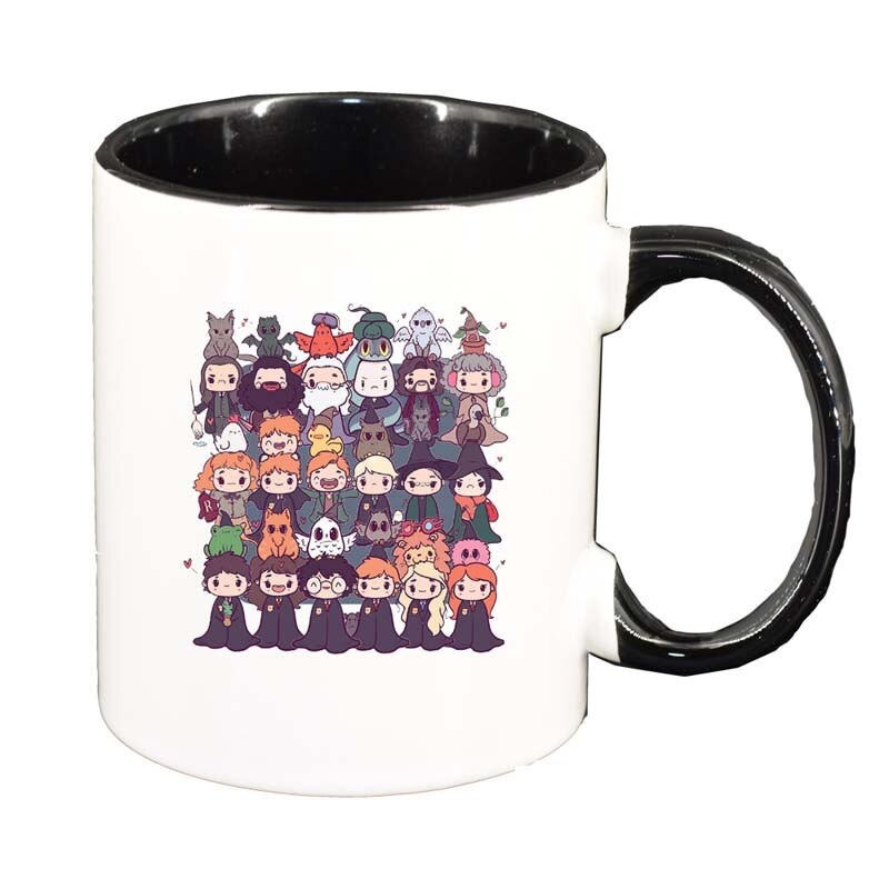 Cana Harry Potter, interior negru, 330ml, D1335