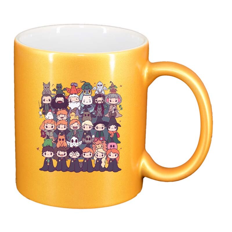 Cana Harry Potter, auriu sidefata, 330ml, D1335