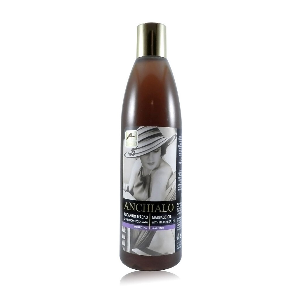 Ulei de masaj Anchialo, Pentru corp, Din lesie de Marea Neagra si extract de lavanda, 330 ml