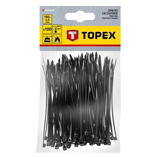 Set coliere conexiune, TOPEX 44E970, 100 bucati