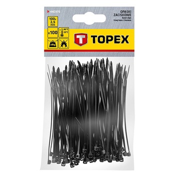 Set coliere conexiune, TOPEX 44E970, 100 bucati Set coliere conexiune, TOPEX 44E970, 100 bucati