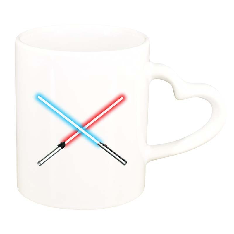 Cana Star Wars, Laser Sword, alb, maner inima, 330ml, D1327