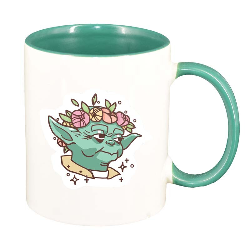 Cana Star Wars, Yoda, interior verde, 330ml, D1326