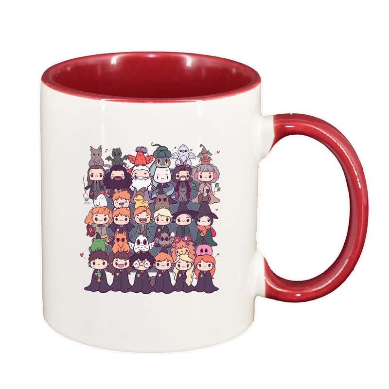 Cana Harry Potter, interior rosu-inchis, 330ml, D1335