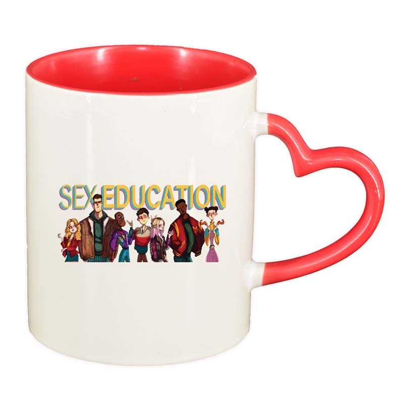 Cana Sex Education, Movie, interior rosu, maner inima, 330ml, D1332