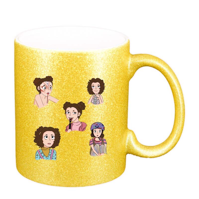 Cana Sex Education, Movie, auriu sidefata glitter, 330ml, D1333