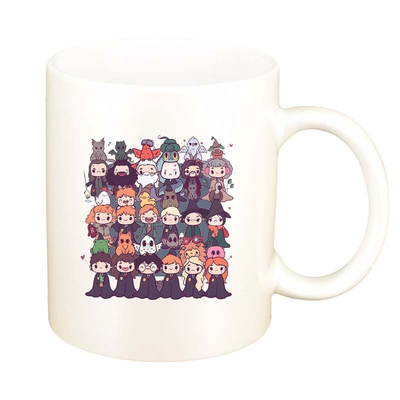 Cana Harry Potter, alb sidefata, 330ml, D1335