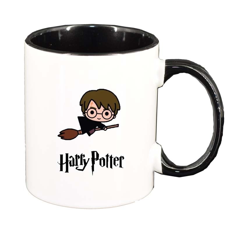 Cana Harry Potter, interior negru, 330ml, D1337