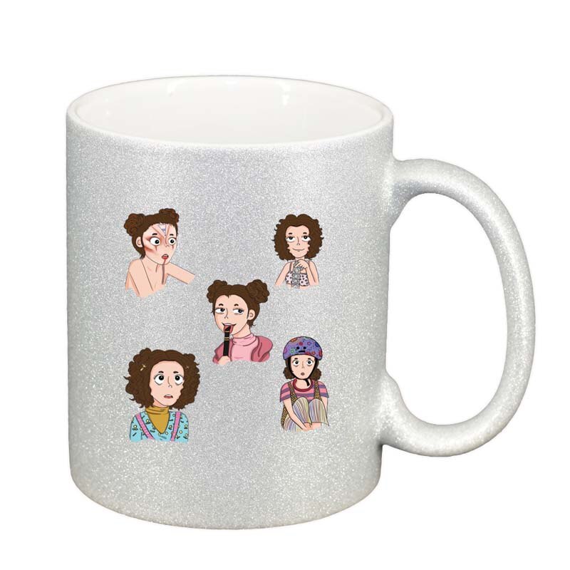 Cana Sex Education, Movie, argintiu sidefata glitter, 330ml, D1333