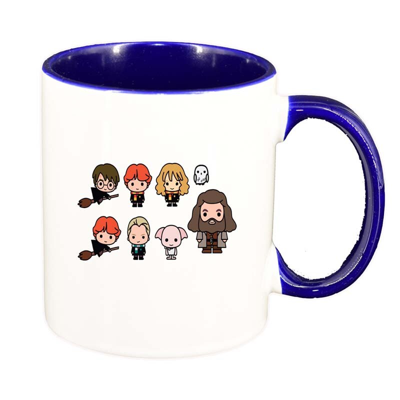 Cana Harry Potter, interior albastru inchis, 330ml, D1336