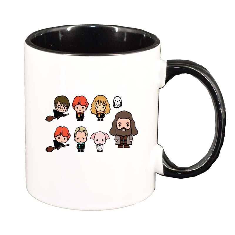 Cana Harry Potter, interior negru, 330ml, D1336