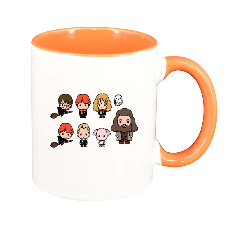 Cana Harry Potter, interior portocaliu, 330ml, D1336