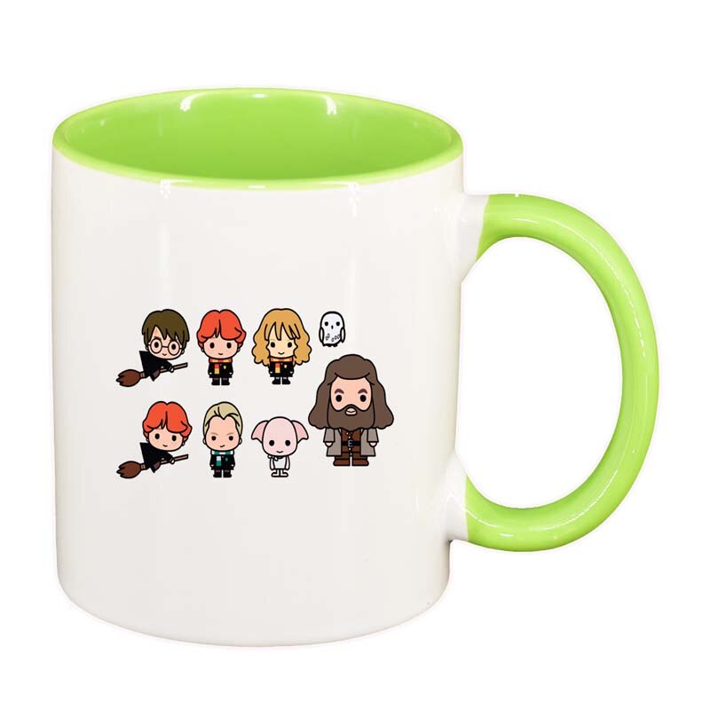 Cana Harry Potter, interior verde deschis, 330ml, D1336