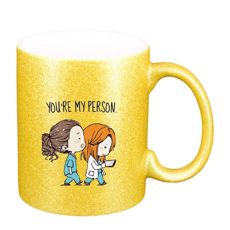 Cana Gray's Anatomy, Movie, auriu sidefata glitter, 330ml, D1338