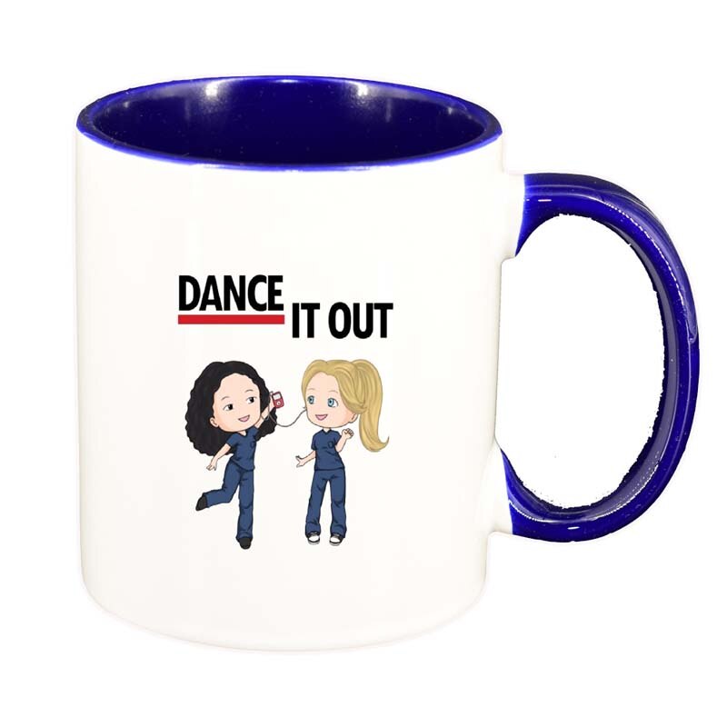 Cana Gray's Anatomy, Movie, interior albastru inchis, 330ml, D1340