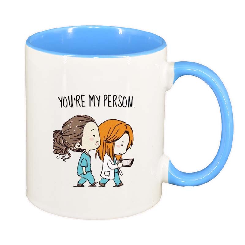 Cana Gray's Anatomy, Movie, interior albastru, 330ml, D1338