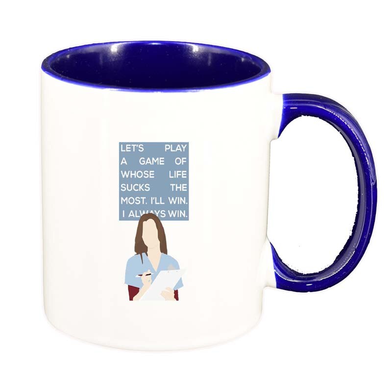 Cana Gray's Anatomy, Movie, interior albastru inchis, 330ml, D1341
