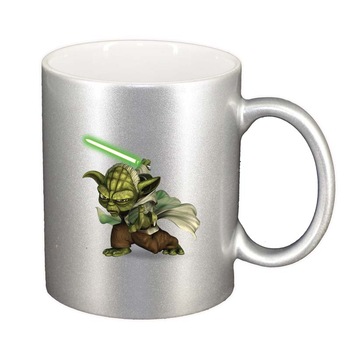 Cana Star Wars, Yoda, argintiu sidefata, 330ml, D1324 Cana Star Wars, Yoda, argintiu sidefata, 330ml, D1324